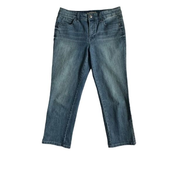 Nine West Vintage Boho Denim Jeans Straight Leg Classic SZ 8 / 29 - Picture 12 of 12